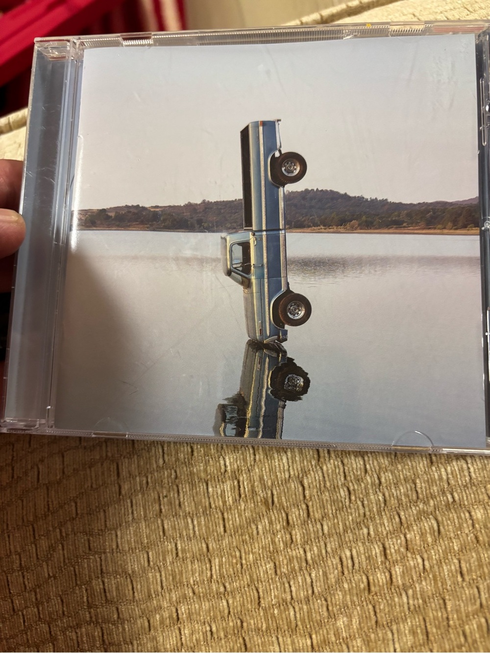 Post Malone with Blue Pickup Truck Cover Art